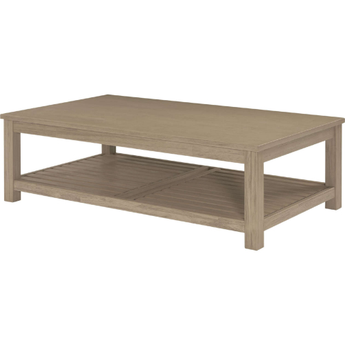 Tiburon Coffee Table in Drifted Sand Beige Wood